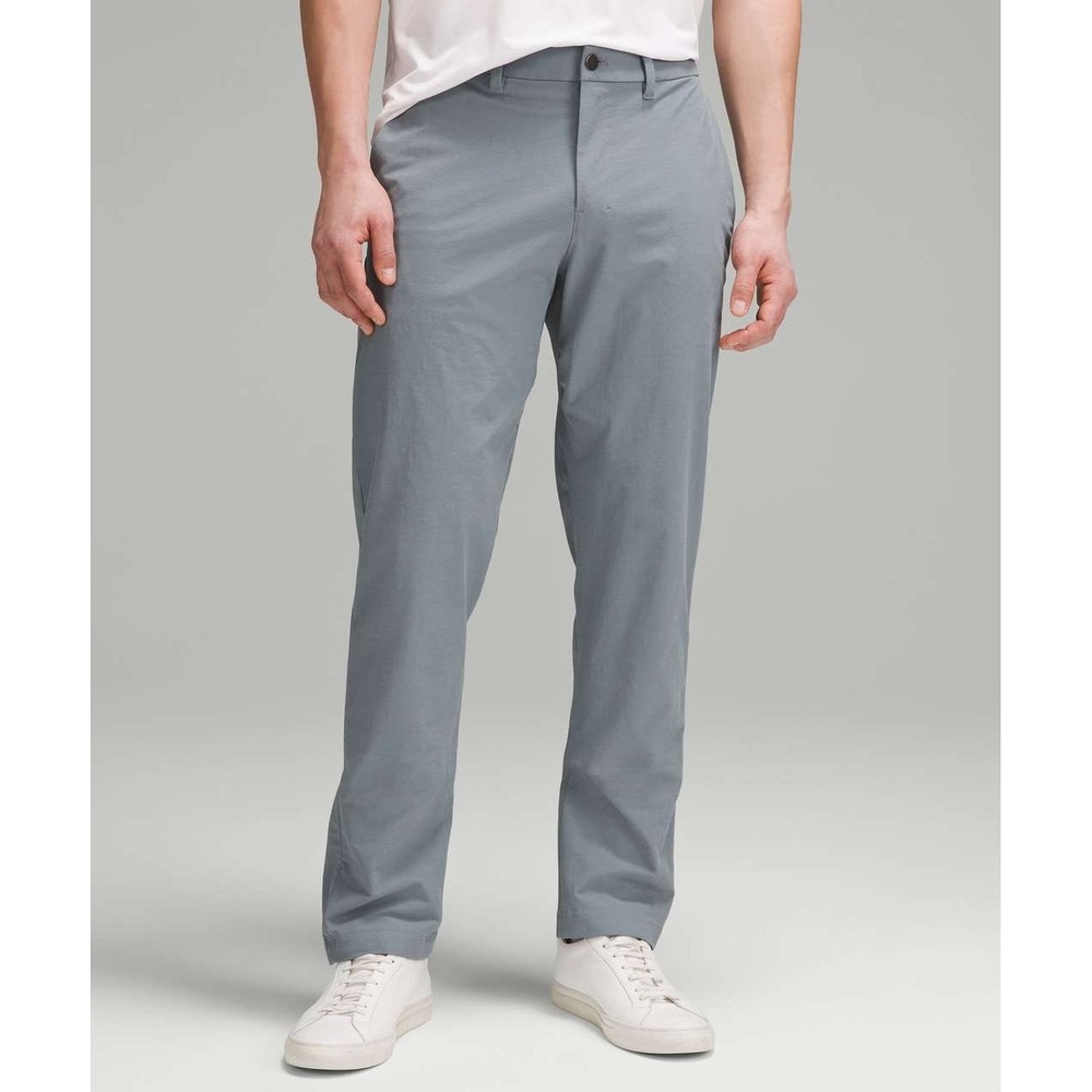 Lululemon Mens Commission Pant Classic Grey Blue Size 35x28 LM5B66S